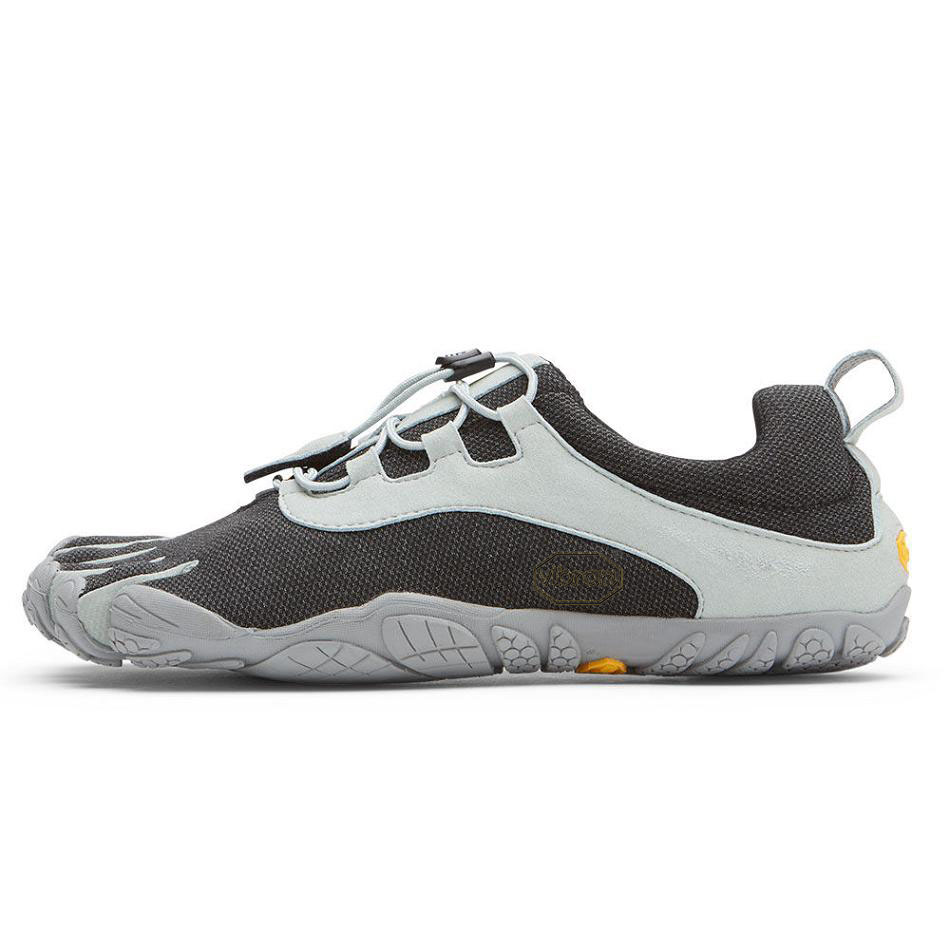 Black / Grey Vibram V-Run Retro Men's Running Shoes | USA_B91