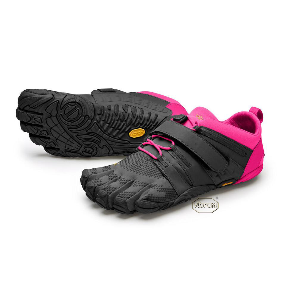Black / Pink Vibram V-Train 2.0 Women\'s Training Shoes | USA_W71
