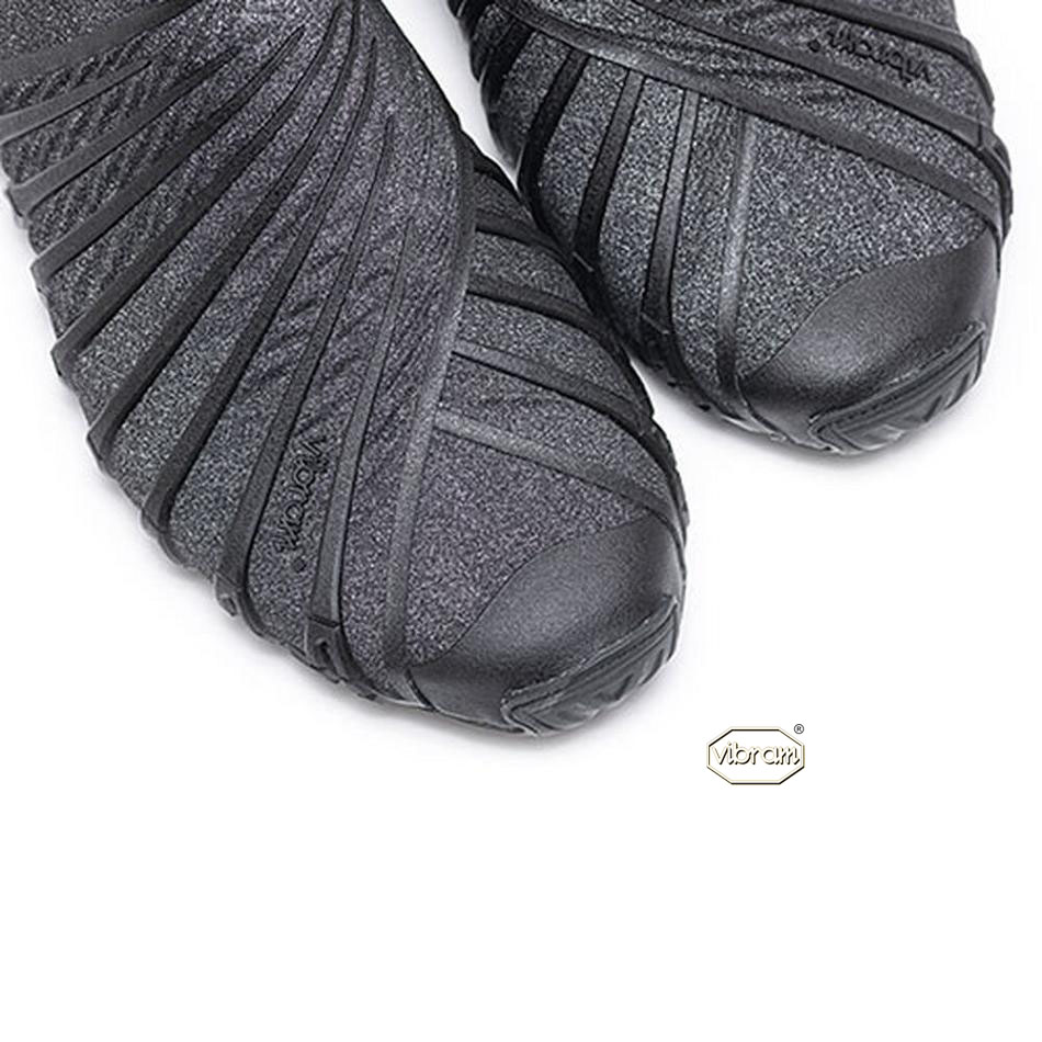 Black Vibram Furoshiki EcoFree Men's Shoes | USA_F09