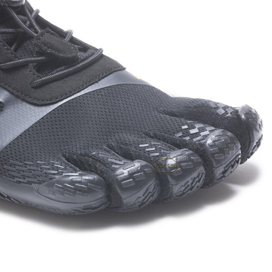 Black Vibram KSO EVO Men's Training Shoes | USA_U55