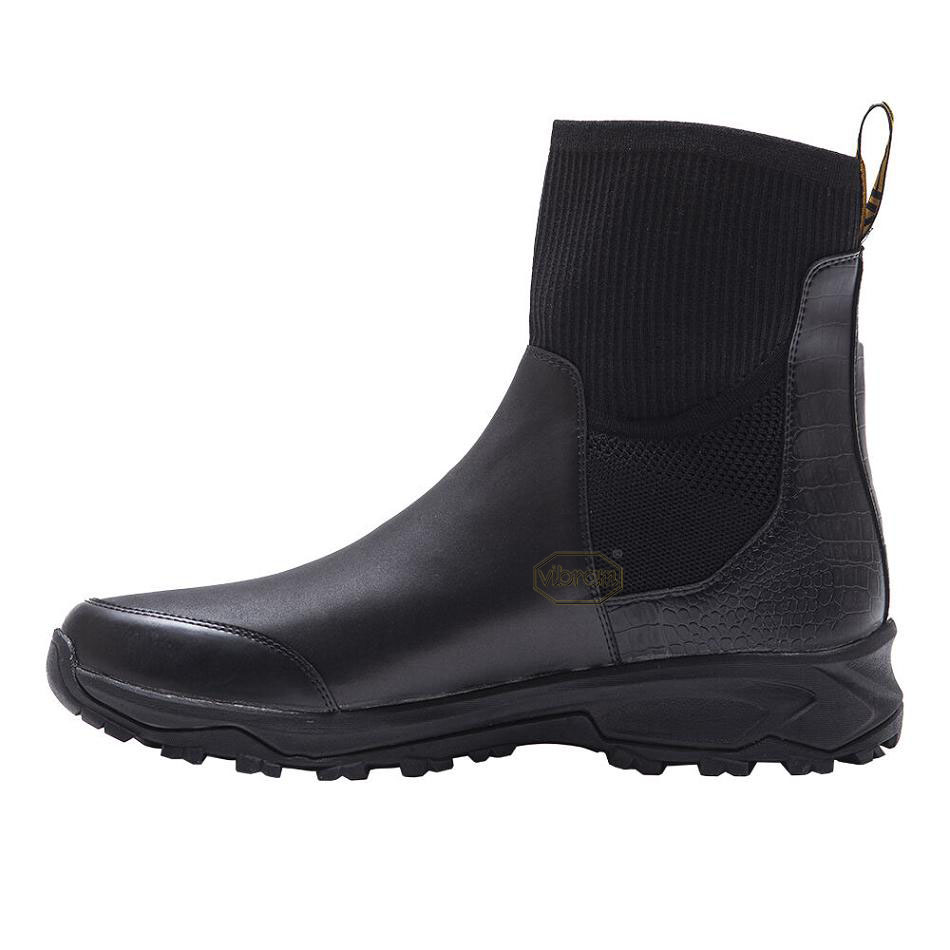 Black Vibram Luxury Rubber Men's Boots | USA_E45