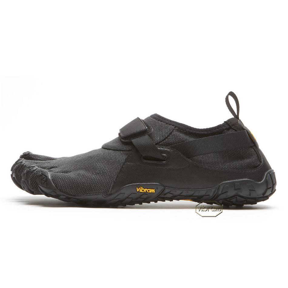 Black Vibram Spyridon EVO Men's Trail Running Shoes | USA_R70