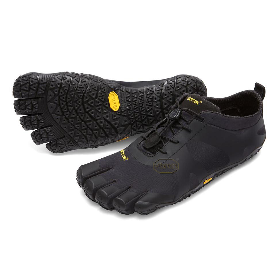 Black Vibram V-Alpha Men\'s Hiking Shoes | USA_G31