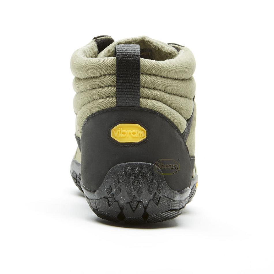 Black Vibram V-Trek Insulated Men's Hiking Shoes | USA_Q22