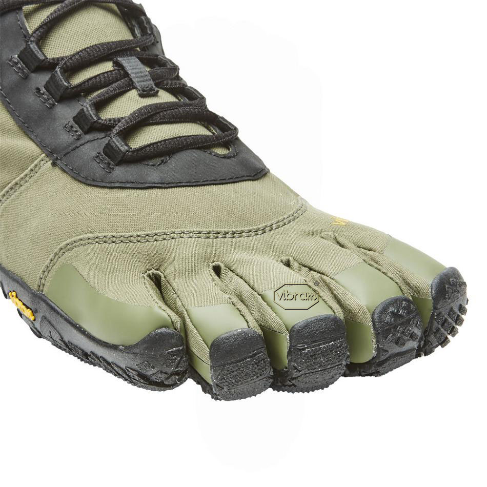 Black Vibram V-Trek Insulated Men's Trail Running Shoes | USA_S07