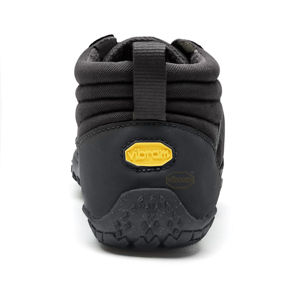 Black Vibram V-Trek Insulated Women's Trail Running Shoes | USA_D02