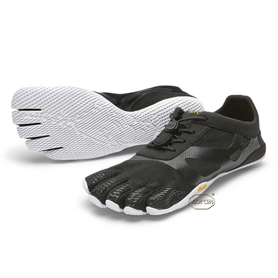 Black / White Vibram KSO EVO Women\'s Training Shoes | USA_P26