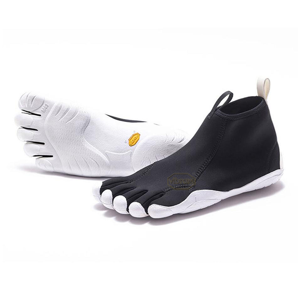 Black / White Vibram V-NEOP Men\'s Casual Shoes | USA_Y78
