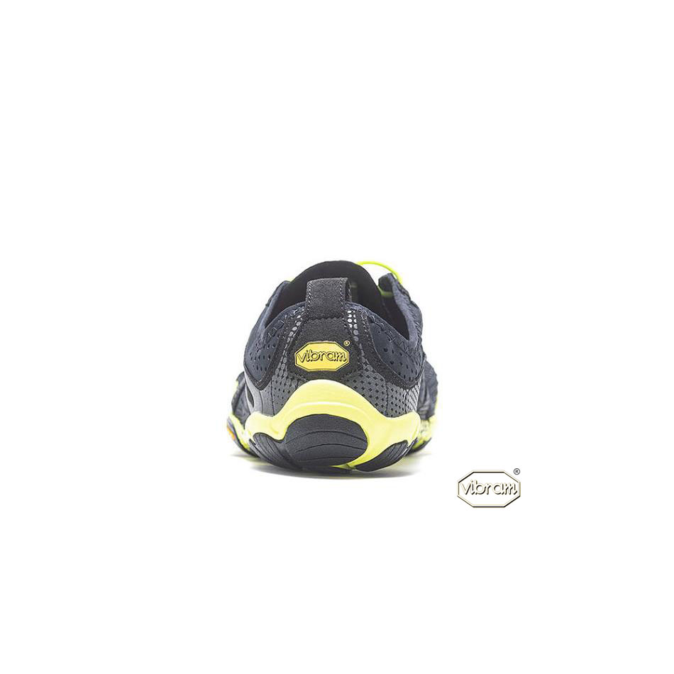 Black / Yellow Vibram V-Run Men's Running Shoes | USA_M21