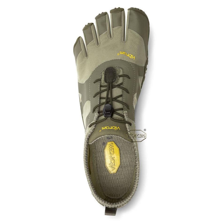 Brown / Khaki Vibram V-Alpha Women's Hiking Shoes | USA_U04