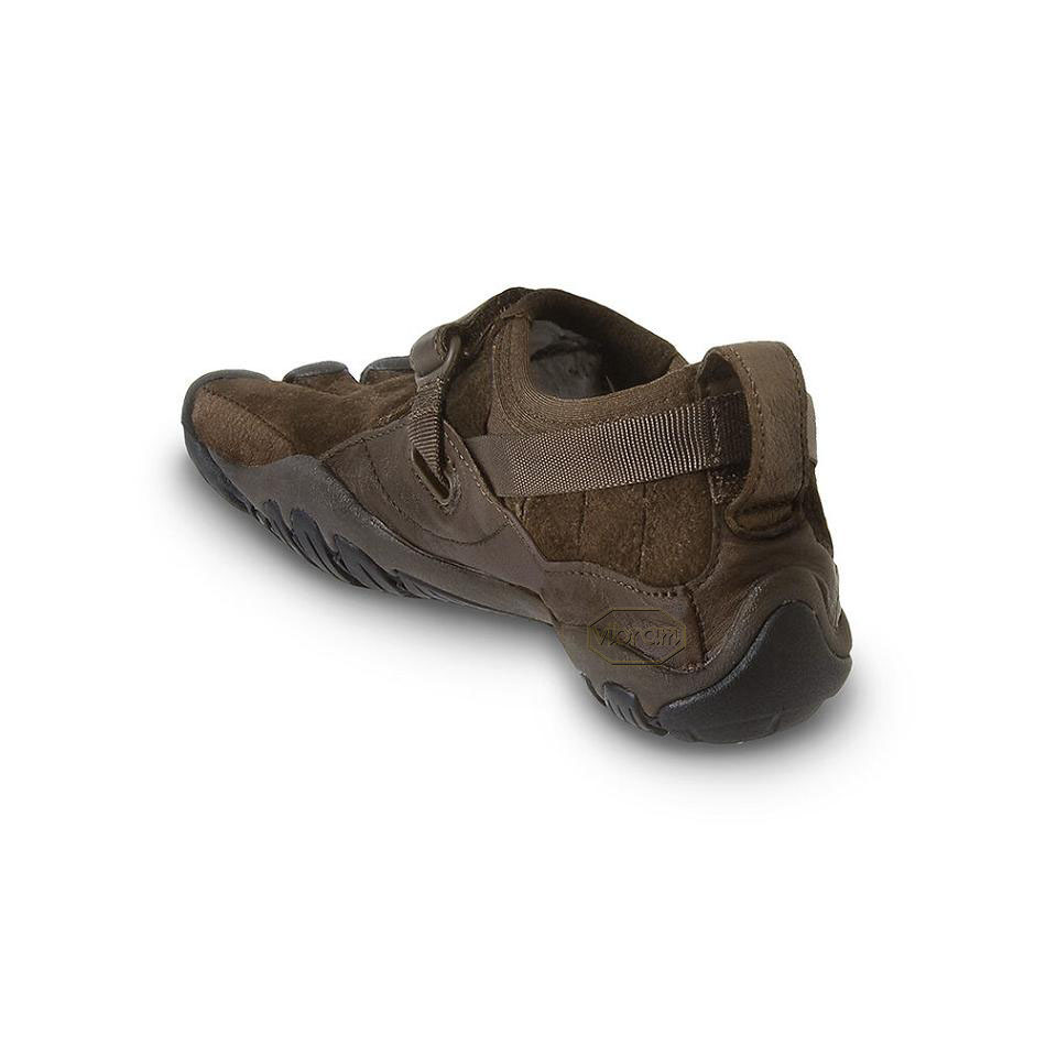 Brown Vibram KSO Trek Women's Hiking Shoes | USA_V39