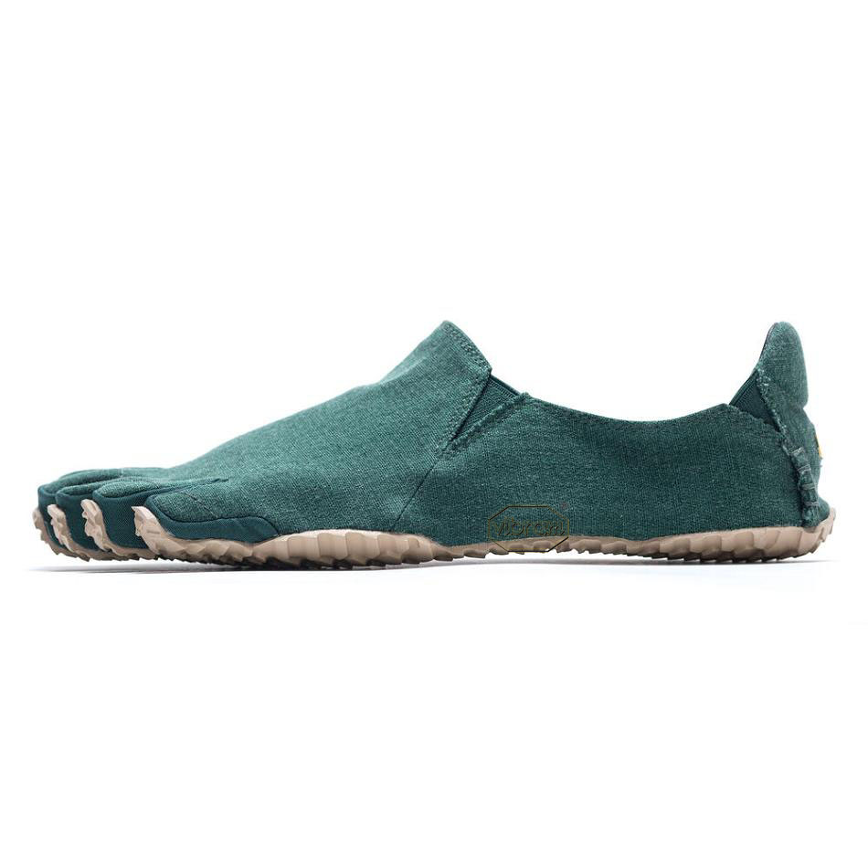 Green / Beige Vibram CVT LB Men's Casual Shoes | USA_J60