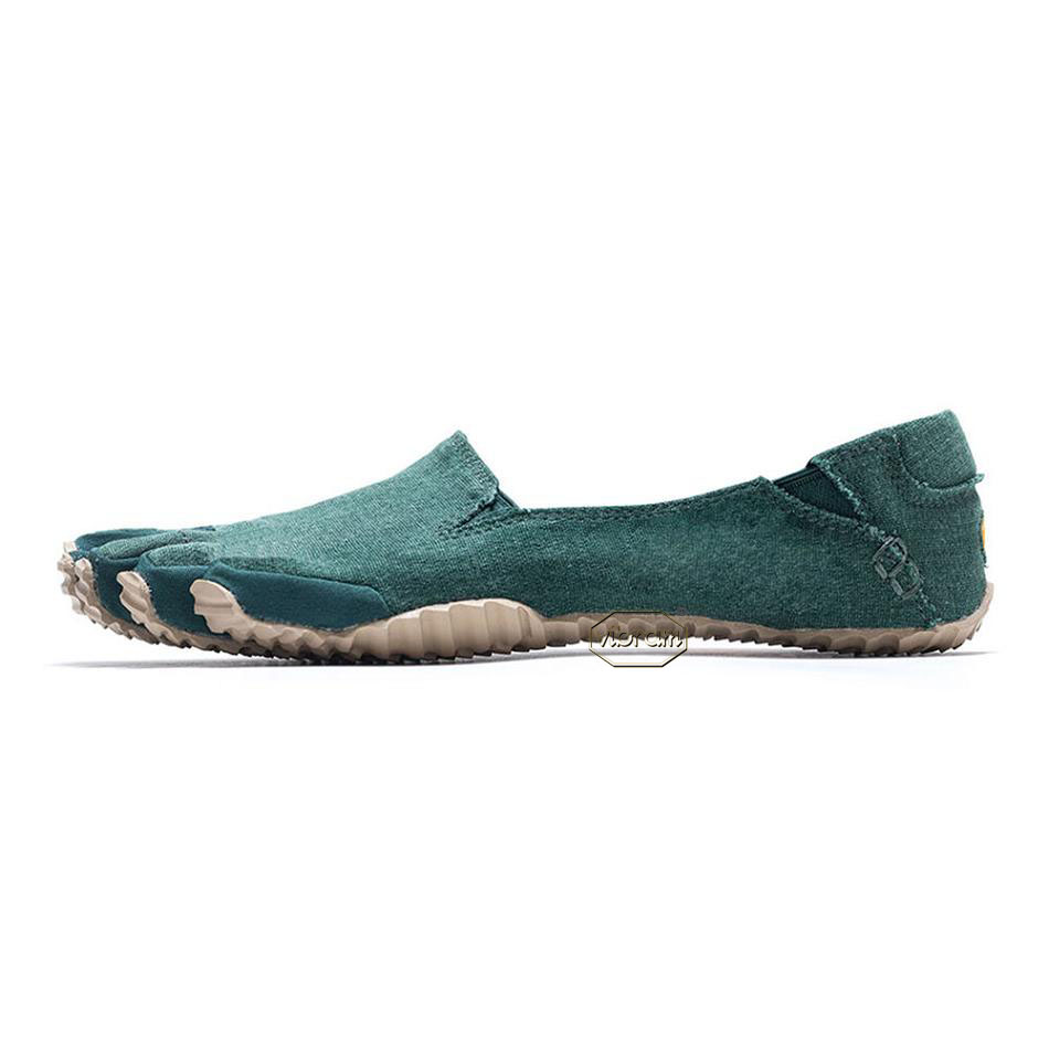 Green / Beige Vibram CVT LB Women's Casual Shoes | USA_C38