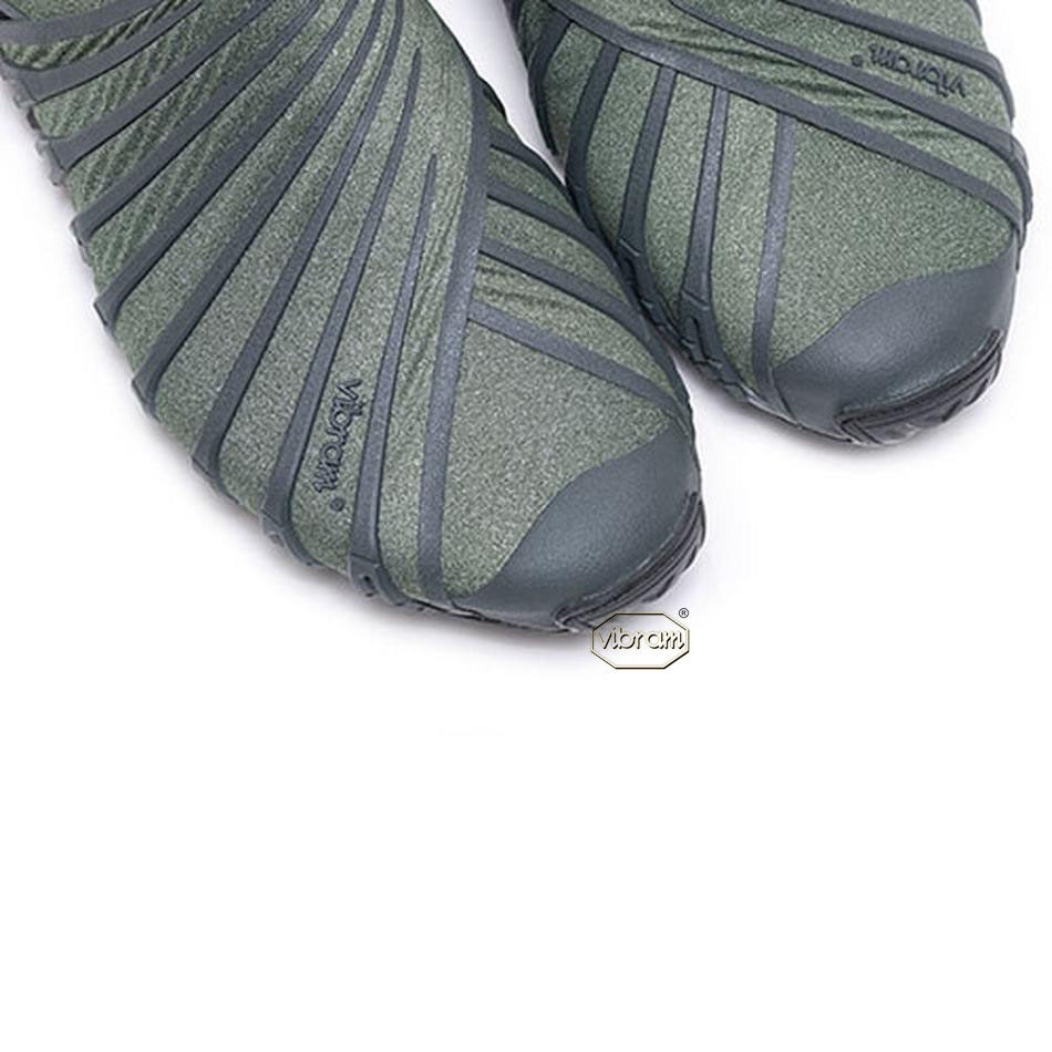 Green Vibram Furoshiki EcoFree Men's Shoes | USA_D08