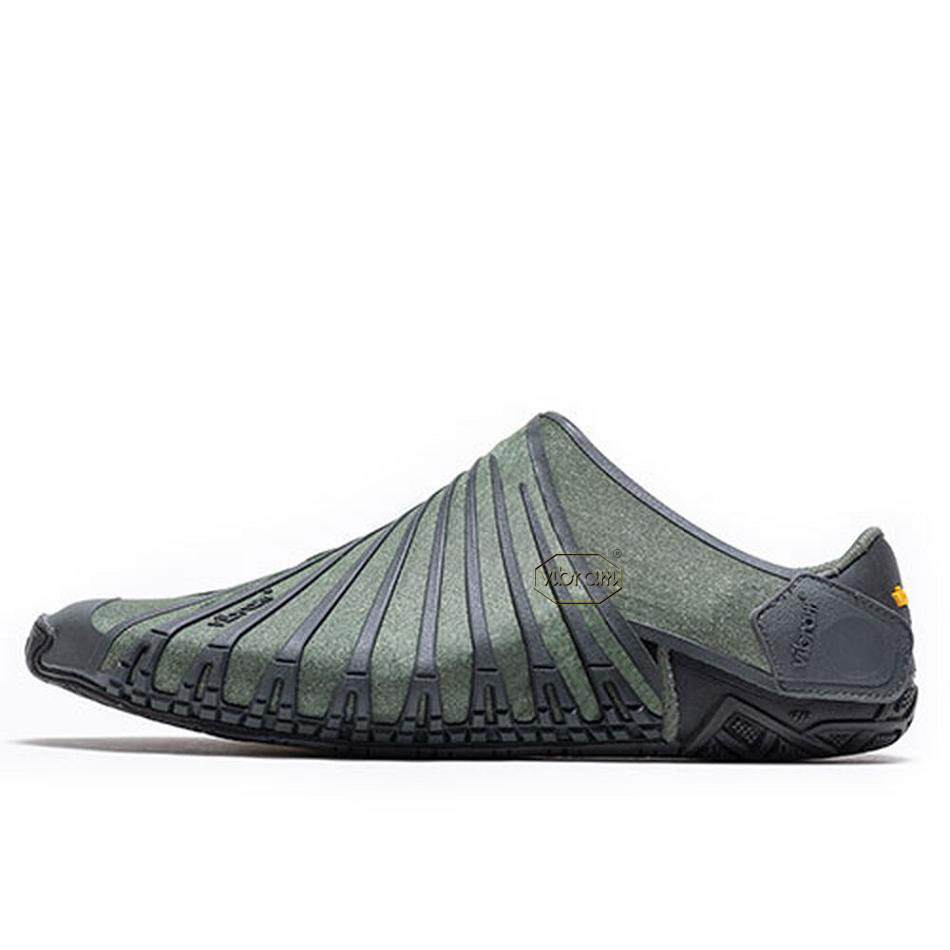 Green Vibram Furoshiki EcoFree Men's Shoes | USA_D08