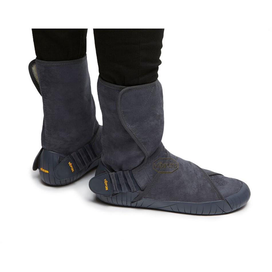 Grey Vibram Furoshiki Eastern Traveler Mid Men's Boots | USA_N17