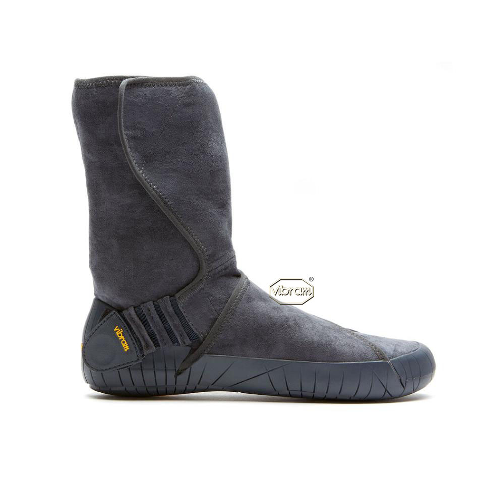 Grey Vibram Furoshiki Eastern Traveler Mid Women's Boots | USA_W98