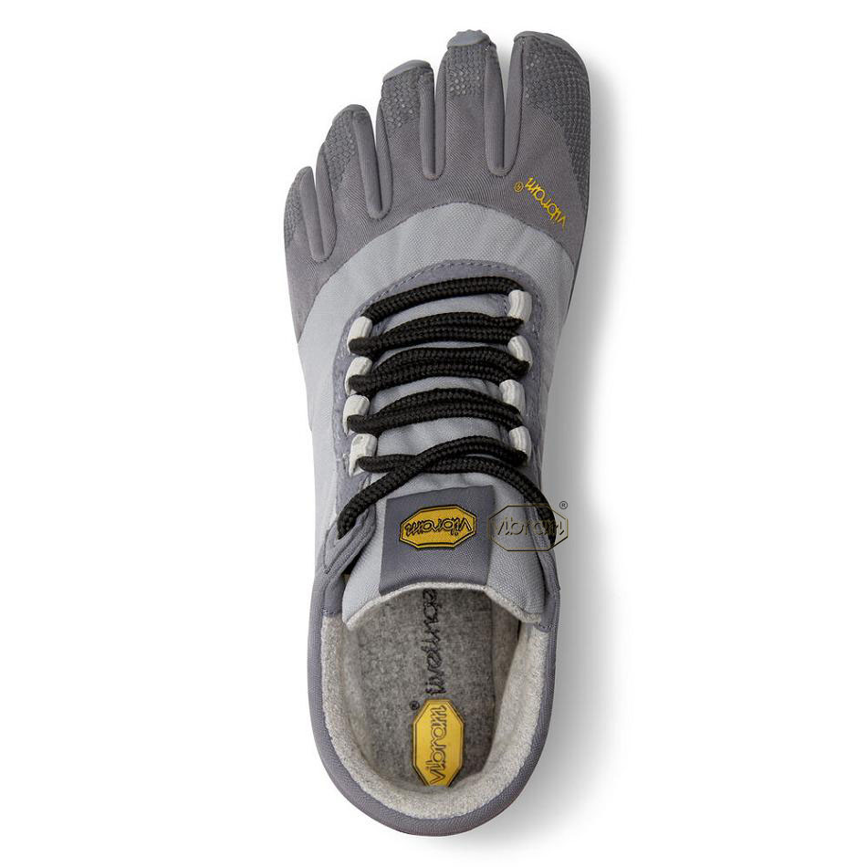 Grey Vibram Trek Ascent Insulated Women's Hiking Shoes | USA_J84
