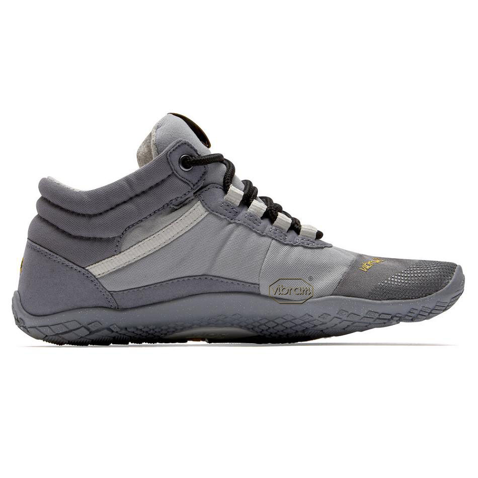 Grey Vibram Trek Ascent Insulated Women's Hiking Shoes | USA_J84