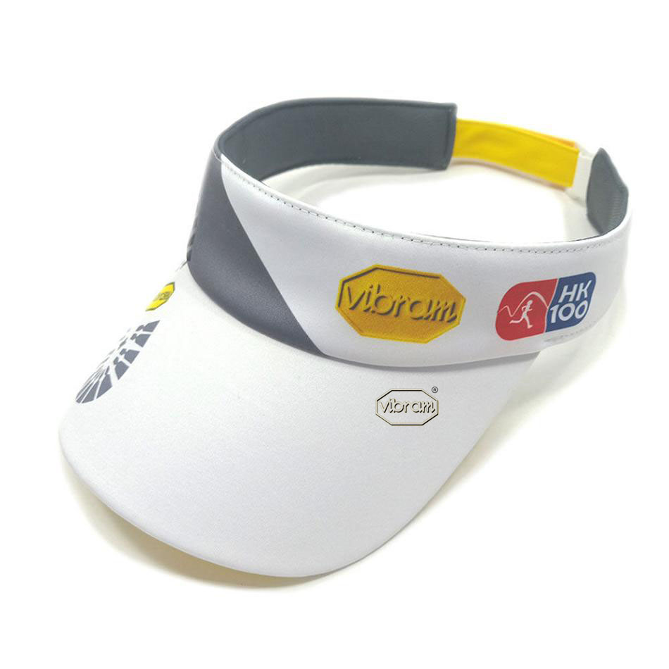 Grey / White / Yellow Vibram Sport Visor Women\'s Hats | USA_W23