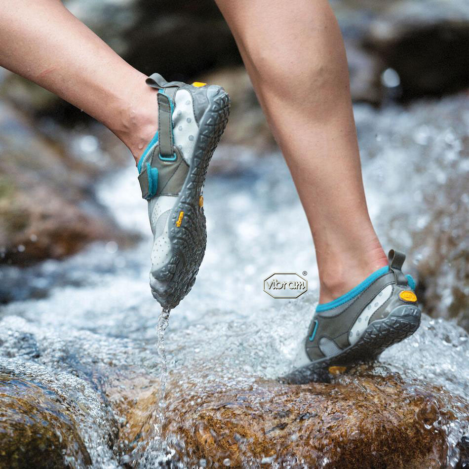 Light Grey / Blue Vibram V-Aqua Women's Water Shoes | USA_K64