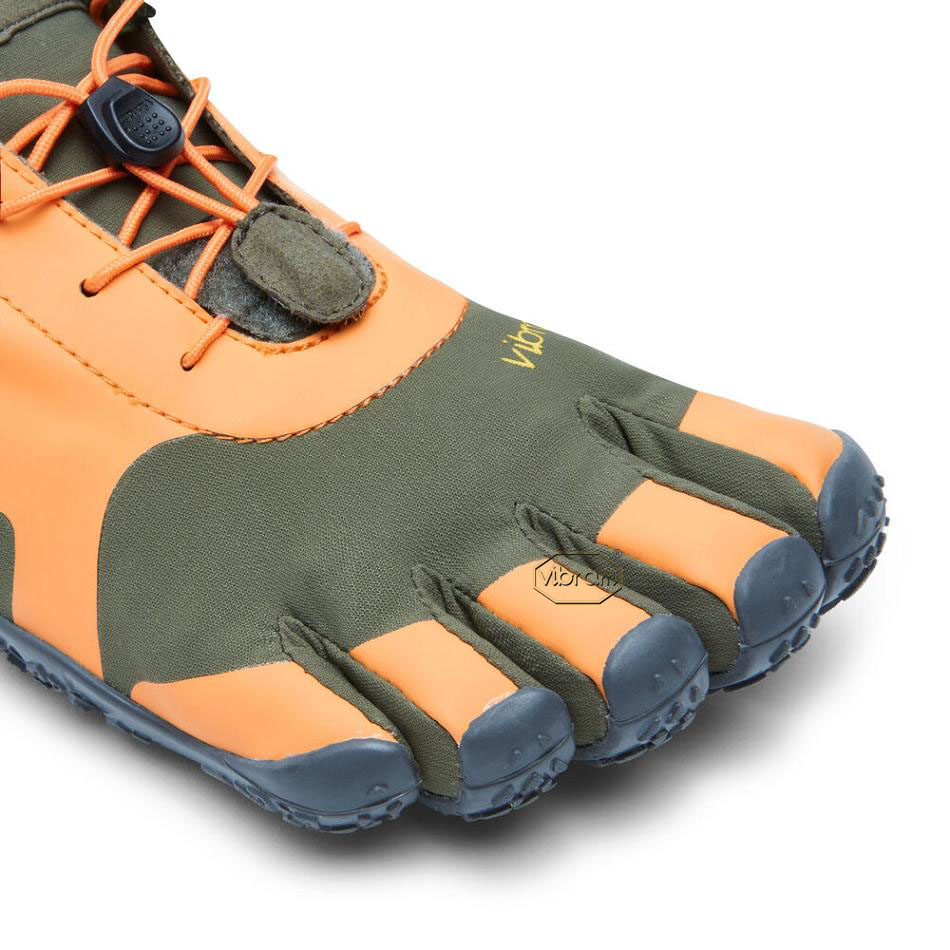 Orange / Grey Vibram V-Alpha Men's Training Shoes | USA_K34