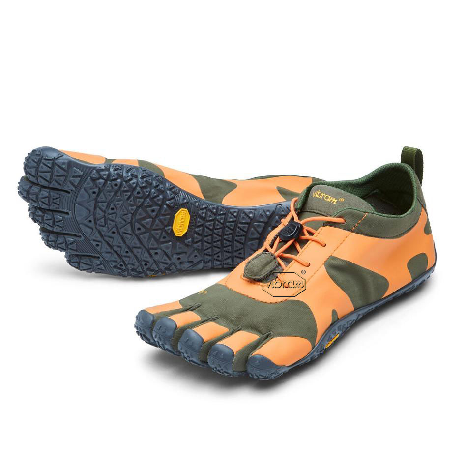 Orange / Grey Vibram V-Alpha Women\'s Hiking Shoes | USA_Q49