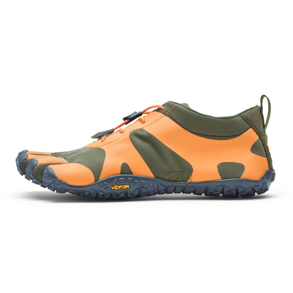 Orange / Grey Vibram V-Alpha Women's Trail Running Shoes | USA_T47