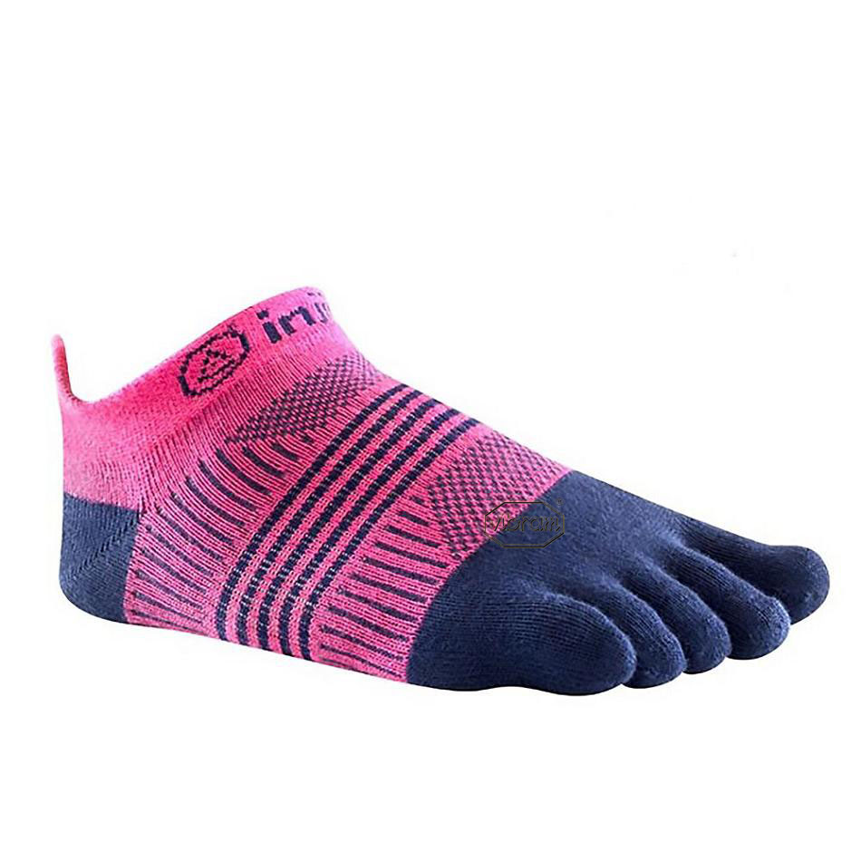 Pink / Navy Vibram Injinji W\'s Run Lightweight Women\'s Socks | USA_N68