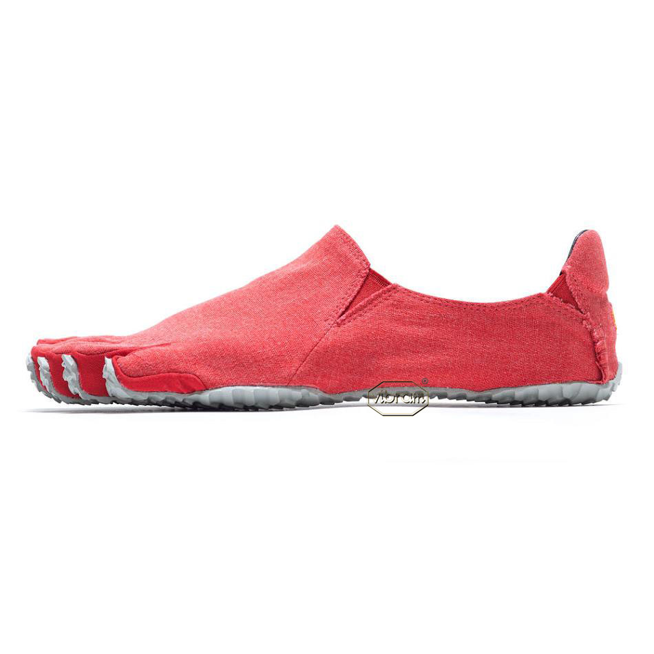 Red Vibram CVT LB Men's Casual Shoes | USA_F33