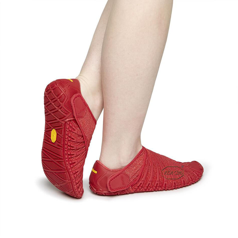 Red Vibram Furoshiki Women's Shoes | USA_F36