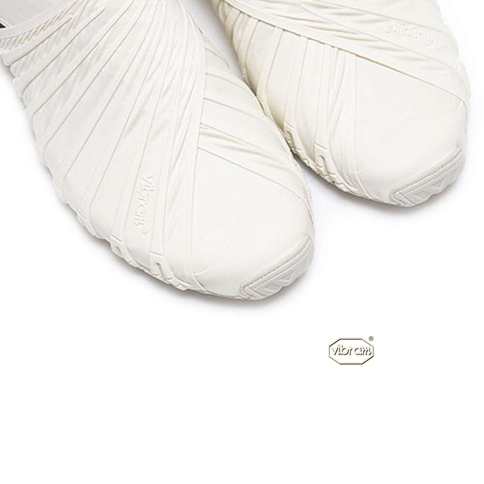 White Vibram Furoshiki EcoFree Men's Shoes | USA_Y54
