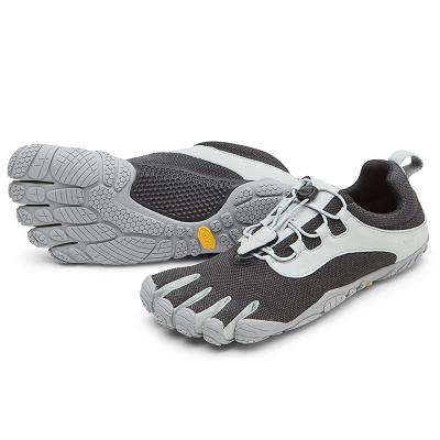 Black / Grey Vibram V-Run Retro Women's Running Shoes | USA_Z15