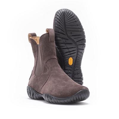 Dark Brown Vibram Just For Me-Horse Ecostep Natural Women's Boots | USA_E72