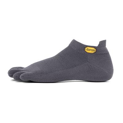 Dark Grey Vibram 5TOE No Show Women's Socks | USA_E21